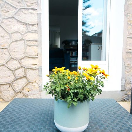 Appartement Avec Terrasse Privee, Plage A Pied Saint-Aubin-Sur-Mer  Eksteriør bilde