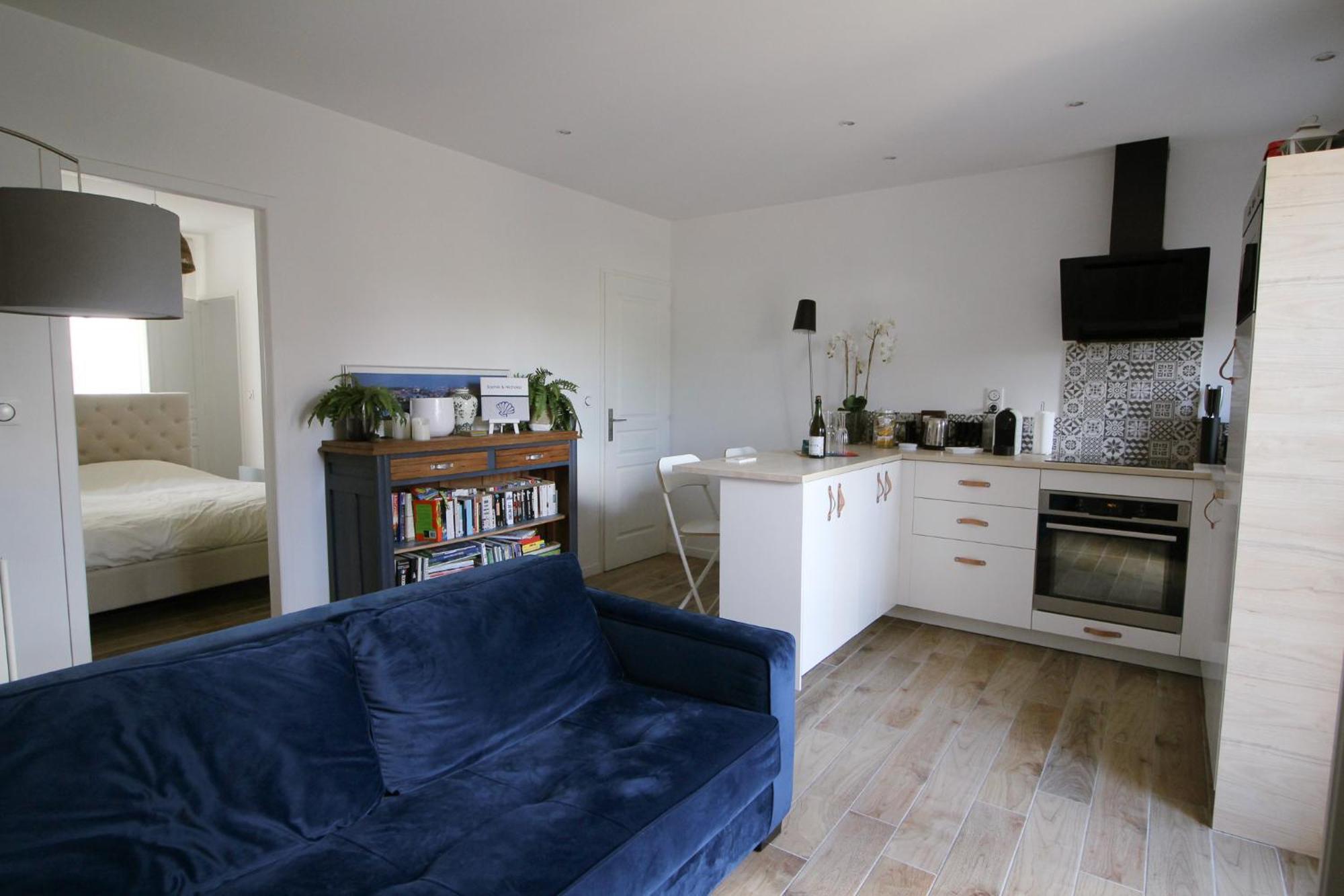 Appartement Avec Terrasse Privee, Plage A Pied Saint-Aubin-Sur-Mer  Eksteriør bilde