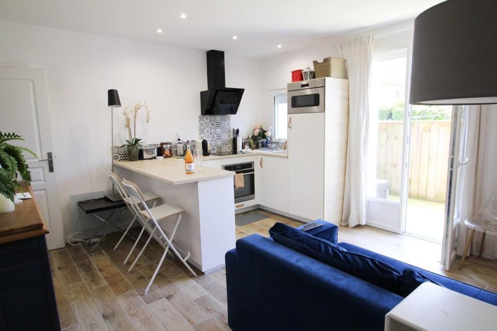 Appartement Avec Terrasse Privee, Plage A Pied Saint-Aubin-Sur-Mer  Eksteriør bilde