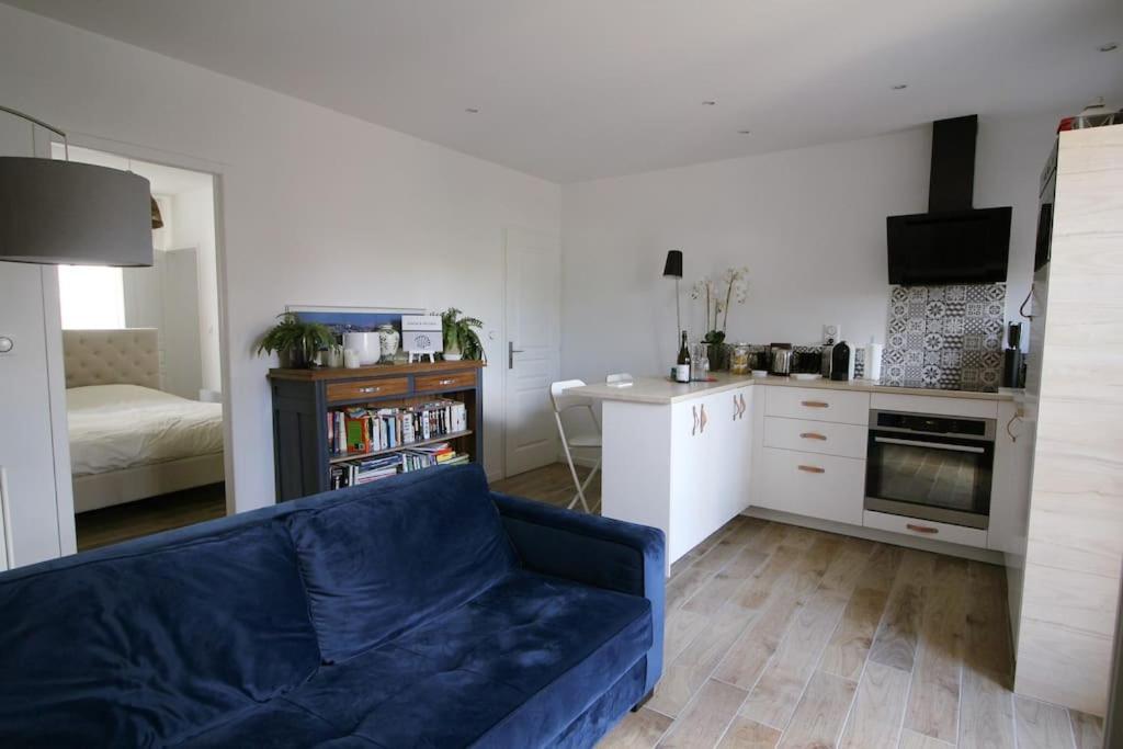 Appartement Avec Terrasse Privee, Plage A Pied Saint-Aubin-Sur-Mer  Eksteriør bilde